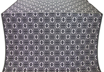 Simbirsk metallic brocade (black/silver)