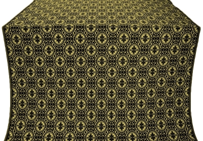 Simbirsk silk (rayon brocade) (black/gold)