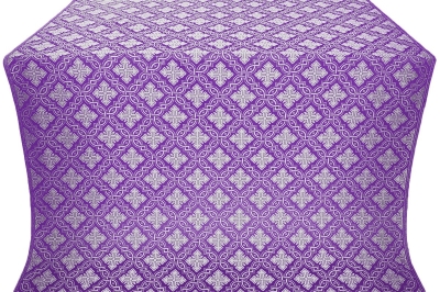 Mirgorod metallic brocade (violet/silver)