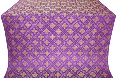 Mirgorod silk (rayon brocade) (violet/gold)