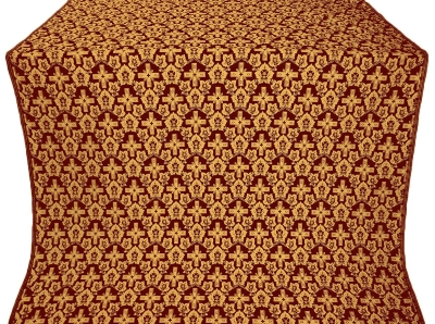 Venets metallic brocade (claret/gold)