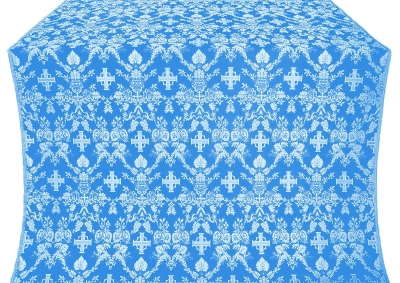 Thebroniya metallic brocade (blue/silver)