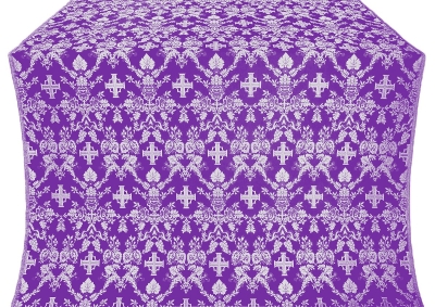Thebroniya metallic brocade (violet/silver)