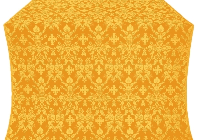 Thebroniya silk (rayon brocade) (yellow/gold)