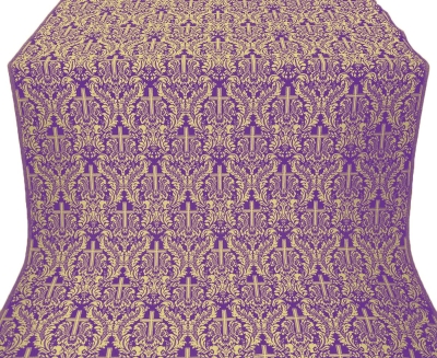 Ligouriya metallic brocade (violet/gold)