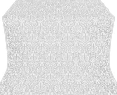 Ligouriya metallic brocade (white/silver)