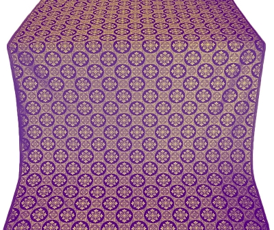 Poutivl' metallic brocade (violet/gold)