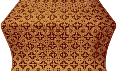 Piligrim metallic brocade (claret/gold)