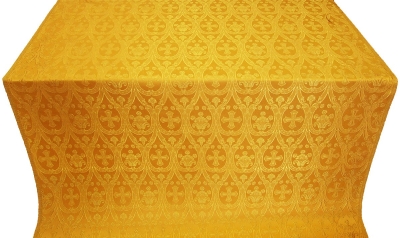 Slavic metallic brocade (yellow/gold)