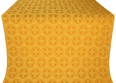 Paschal Cross metallic brocade (yellow/gold)