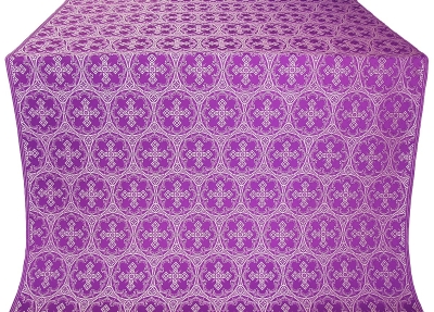 Paschal Cross silk (rayon brocade) (violet/silver)