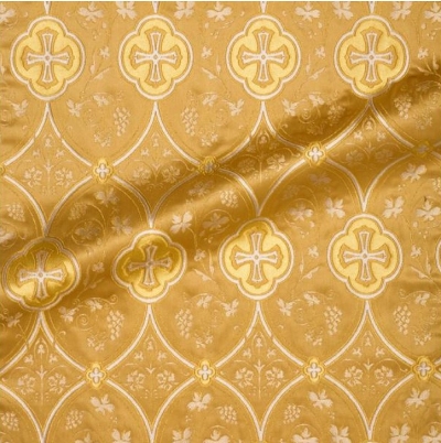 Irakli metallic brocade (yellow/gold)