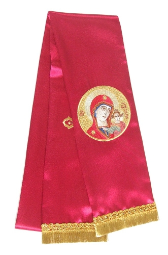 Embroidered bookmark Theotokian