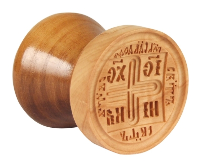 Russian Orthodox prosphora seal NIKA seal no.29 (Diameter: 2.4'' (60 mm))
