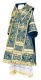 Bishop vestments - Alania metallic brocade B (blue-gold), Standard design