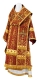 Bishop vestments - Theophania metallic brocade B (claret-gold), Standard design