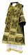 Bishop vestments - Alania metallic brocade B (black-gold), Standard design