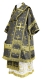 Bishop vestments - Eufrosiniya metallic brocade B (black-gold), Standard design