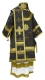 Bishop vestments - Eufrosiniya metallic brocade B (black-gold), Premium design, back