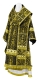 Bishop vestments - Theophania metallic brocade B (black-gold), Standard design