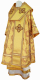 Bishop vestments - metallic brocade B (yellow-claret-gold)