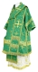 Bishop vestments - Belozersk metallic brocade B (green-gold), Standard design