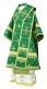 Bishop vestments - Belozersk metallic brocade B (green-gold), Standard design