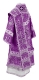 Bishop vestments - Theophania metallic brocade B (violet-gold) back, Standard design