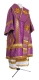 Bishop vestments - metallic brocade B (violet-gold)