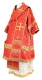 Bishop vestments - Belozersk metallic brocade B (red-gold), Standard design
