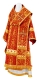 Bishop vestments - Theophania metallic brocade B (red-gold), Standard design