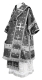 Bishop vestments - Belozersk metallic brocade B (black-silver), Standard design