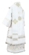 Bishop vestments - Czar's Cross metallic brocade B (white-silver), Premium design, back