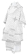 Bishop vestments - Custodian rayon brocade B (white-silver), Standard design