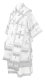 Bishop vestments - Eufrosiniya metallic brocade B (white-silver), Premium design