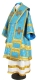 Bishop vestments - Athens metallic brocade BG1 (blue-gold), Standard cross design