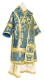 Bishop vestments - Chalice metallic brocade BG1 (blue-gold), Economy design