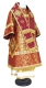 Bishop vestments - Pokrov metallic brocade BG1 (claret-gold) front, Standard design