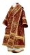 Bishop vestments - Cappadocia metallic brocade BG1 (claret-gold), Standard design