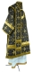 Bishop vestments - Belozersk metallic brocade BG1 (black-gold) back, Standard design
