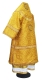 Bishop vestments - Yaroslavl' metallic brocade BG1 (yellow-gold) back, Standard design