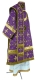 Bishop vestments - Belozersk metallic brocade BG1 (violet-gold) back, Standard design