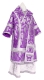 Bishop vestments - Chalice metallic brocade BG1 (violet-silver), Economy design