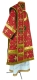 Bishop vestments - Belozersk metallic brocade BG1 (red-gold) back, Standard design