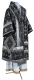 Bishop vestments - Belozersk metallic brocade BG1 (black-silver), Standard design