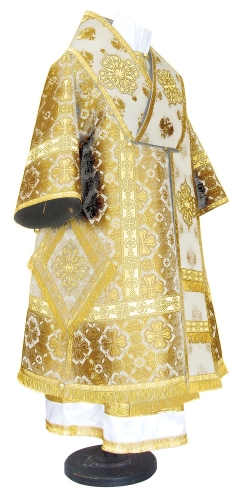 Bishop vestments - metallic brocade BG1 (white-gold)