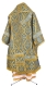 Bishop vestments - Byzantine metallic brocade BG2 (blue-gold) back, Standard design