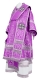 Bishop vestments - Small Ligouriya metallic brocade BG2 (violet-silver), Standard design