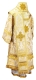 Bishop vestments - metallic brocade BG3 (white-gold) back, Standard design