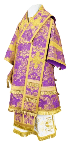 Bishop vestments - metallic brocade BG4 (violet-gold)